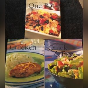 Cooks Library Set of 3 Cookbooks